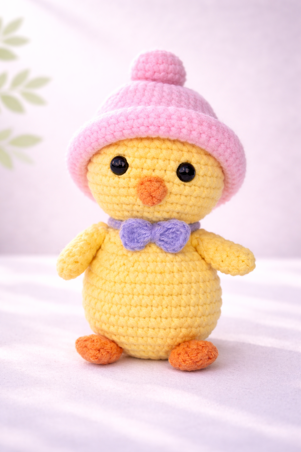 Crochet duck chart sample